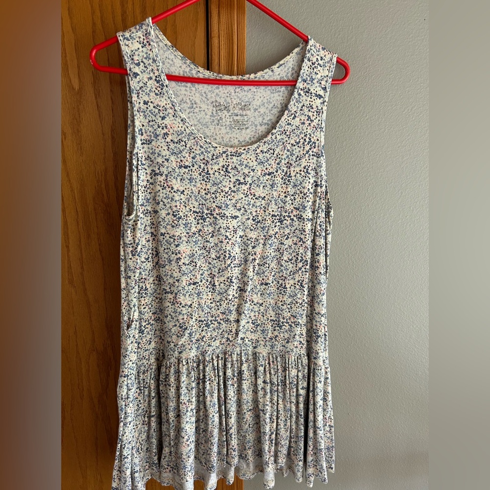 Latched Mama Floral Sleeveless Nursing Top